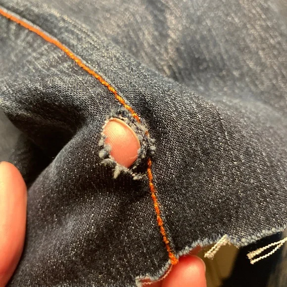 Ecko Red Raw Hem Jeans Junior’s Size 11-FLAWS - Picture 12 of 13